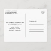 Foto van Red Pset Merry kerstkraft Briefkaart (Achterkant)