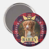 Foto van Red Pset Pet in ons hart Foto Magneet (Voorkant / Achterkant)