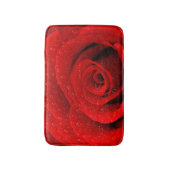 Foto van Red Rose Background Badmat (Voorkant Verticaal)