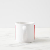 Foto van Red Rose Background Espresso Kop (Achterkant)