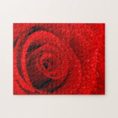 Foto van Red Rose Background Legpuzzel (Horizontaal)