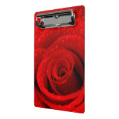 Foto van Red Rose Background Mini Klembord (Angled2)