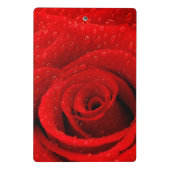 Foto van Red Rose Background Mini Klembord (Achterkant)