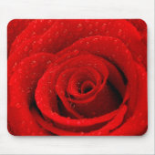 Foto van Red Rose Background Muismat (Voorkant)