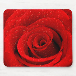 Foto van Red Rose Background Muismat