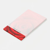 Foto van Red Rose Background Post-it® Notes (Schuin)