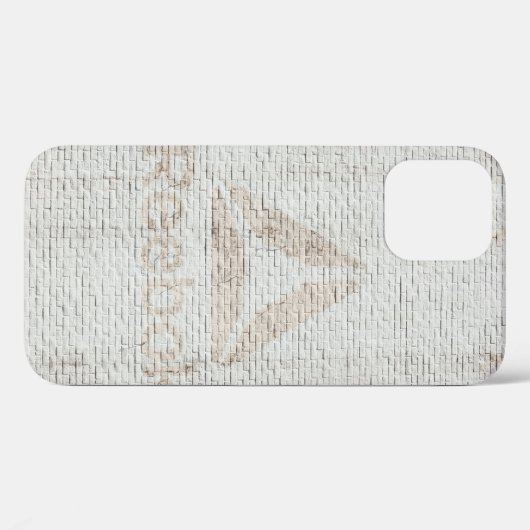 Foto van Reebok op de muur Case-Mate iPhone Case (Achterkant (horizontaal))