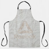 Foto van Reebok op de muur Schort (Voorkant)