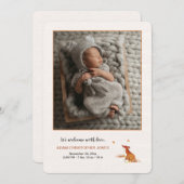 Foto van Ref Fox Cub - Aankondiging van geboorte (Voorkant / Achterkant)