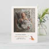 Foto van Ref Fox Cub - Aankondiging van geboorte (Staand voorkant)