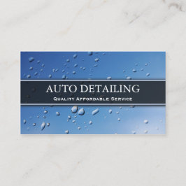 Foto van Regen Splash-druplets - Visitekaartje