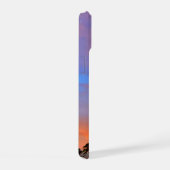 Foto van regenboog zonsondergang Geloof in magie c iPhone 15 Case (Rechterkant)
