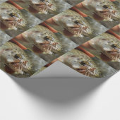 Foto van regenboogforel cadeaupapier (Hoek)