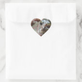 Foto van Regenboogforel Hart Sticker (Tas)