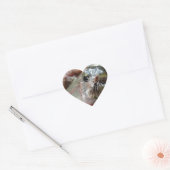 Foto van Regenboogforel Hart Sticker (Envelop)