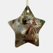 Foto van regenboogforel keramisch ornament (Rechts)