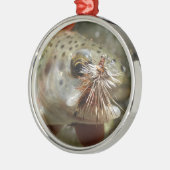 Foto van regenboogforel metalen ornament (Links)