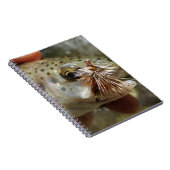 Foto van regenboogforel notitieboek (Rechterzijde)