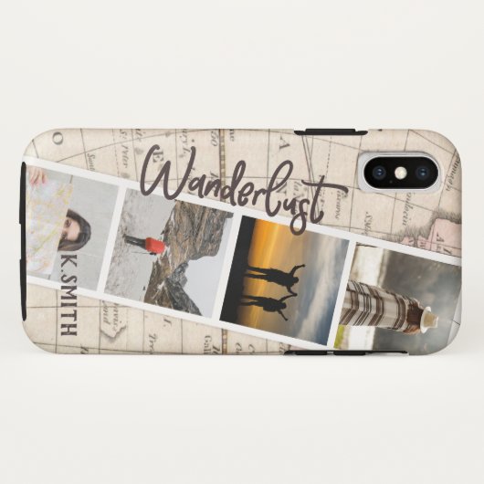Foto van Reisherinneringen. Wanderlust. Case-Mate iPhone Case (Achterkant (horizontaal))