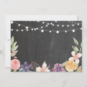 Foto van Retire Chalk Floral Rustic Retirement Par Kaart (Achterkant)