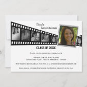 Foto van Retro Film Strip Gradution Party Invite Kaart (Voorkant)