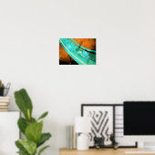 foto van retro snorkeling poster (Thuiskantoor)