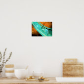 foto van retro snorkeling poster (Keuken)