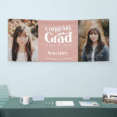 Foto van Retro Type Graduation Party Spandoek (Beurs)