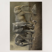Foto van reuzenolifanten legpuzzel (Verticaal)