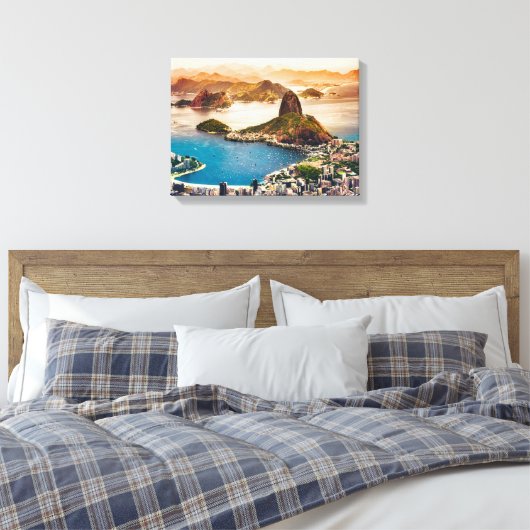 Foto van Rio de Janeiro Canvas Afdruk (Insitu (Slaapkamer))