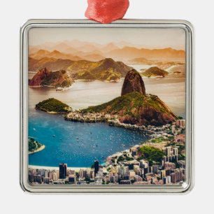 Foto van Rio de Janeiro Metalen Ornament