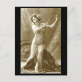 Foto van  risque Dancing girl Briefkaart (Voorkant)