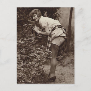 foto van  risque meisje briefkaart