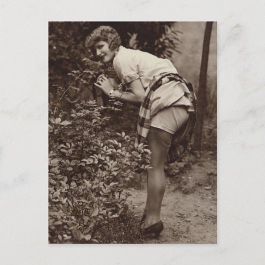 foto van risque meisje briefkaart (Voorkant)