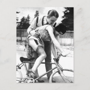 foto van  risque meisje briefkaart