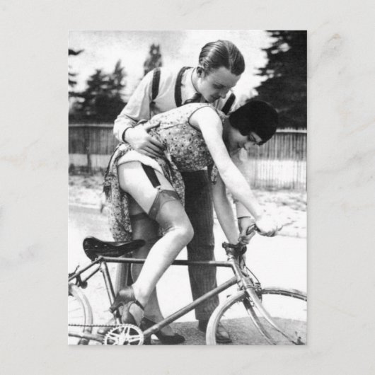 foto van  risque meisje briefkaart (Voorkant)