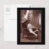 foto van  risque meisje briefkaart (Voorkant / Achterkant)