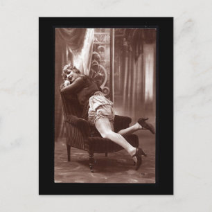 foto van  risque meisje briefkaart