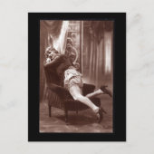 foto van risque meisje briefkaart (Voorkant)