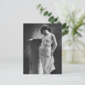 foto van  risque Victoriaans meisje Briefkaart (Staand voorkant)