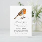 Foto van Robin Sympathy Funeral Memorial Bedankkaart (Staand voorkant)