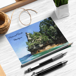 Foto van Rocks in Michigan Briefkaart