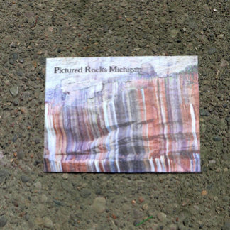 Foto van Rocks Michigan National Lakeshore Briefkaart