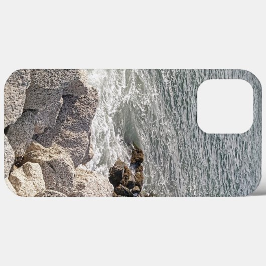 Foto van Rocky Ocean Shore Case-Mate iPhone Case (Achterkant (horizontaal))