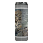 Foto van Rocky Ocean Shore Thermosbeker (Achterkant)