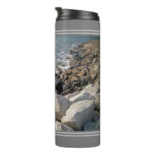 Foto van Rocky Ocean Shore Thermosbeker (Geroteerd rechts)