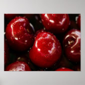 foto van rode kersen poster (Voorkant)