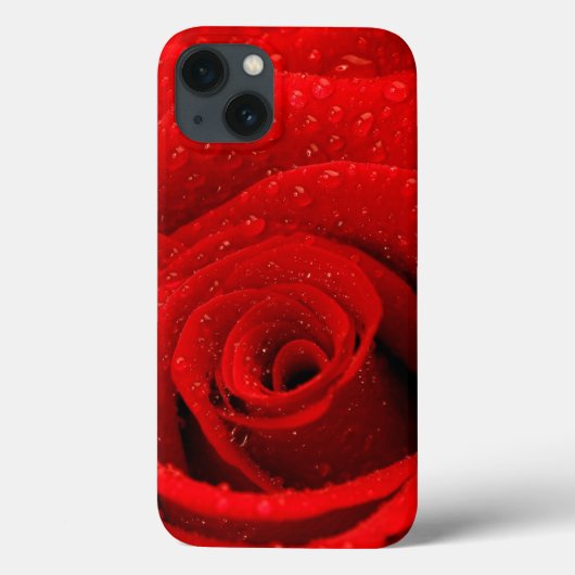 Foto van rode roos achtergrond Case-Mate iPhone case (Achterkant)