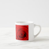 Foto van rode roos achtergrond espresso kop (Rechts)