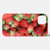 Foto van rode sappige aardbeien Case-Mate iPhone case (Achterkant (horizontaal))